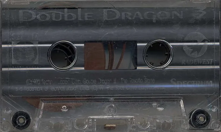 Double Dragon III: The Rosetta Stone cart