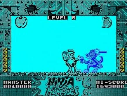 Backdrop artwork for Ninja Hamster