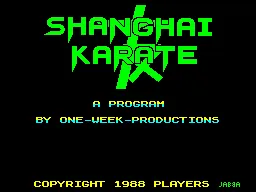 Backdrop artwork for Shanghai Karate