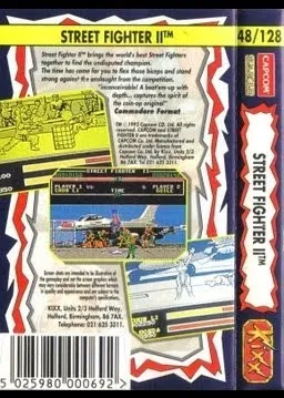 Street Fighter II: The World Warrior box back