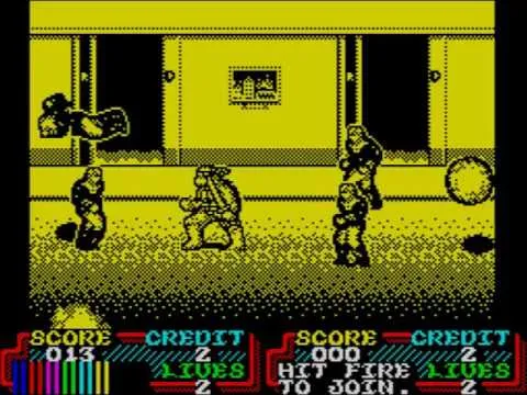 Backdrop artwork for Teenage Mutant Hero Turtles: The Coin-Op