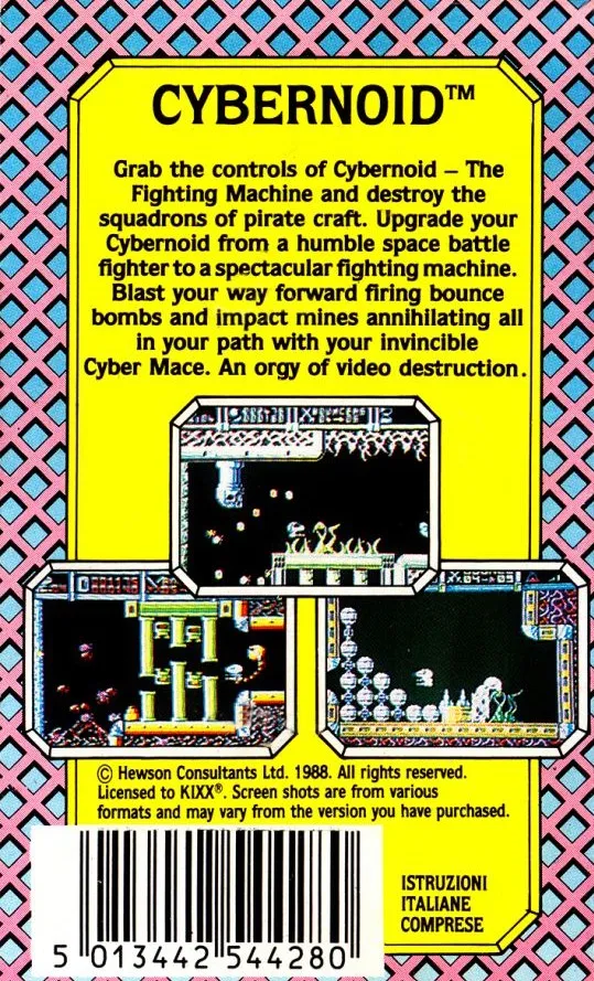 Cybernoid: The Fighting Machine box back