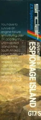 Adventure D: Espionage Island box back