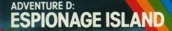 Adventure D: Espionage Island logo