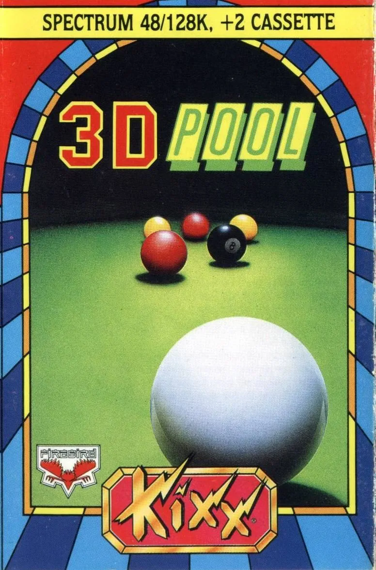 3D Pool cover art for Sinclair ZX Spectrum