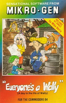 Everyone's a Wally cover art for Sinclair ZX Spectrum