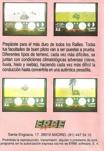 Nightmare Rally box back