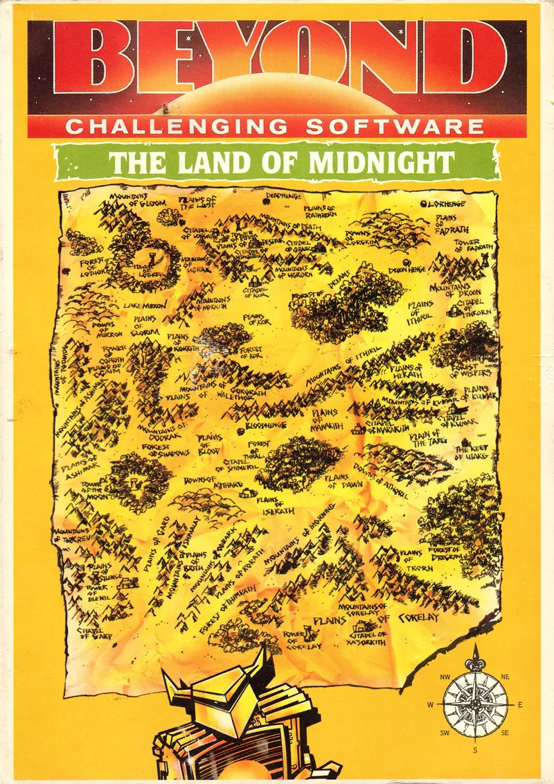 The Lords of Midnight box back