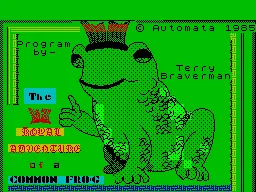 Royal Adventures of a Common Frog screenshot