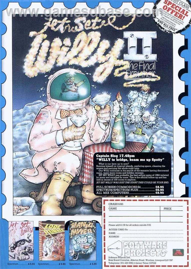 Jet Set Willy II box art