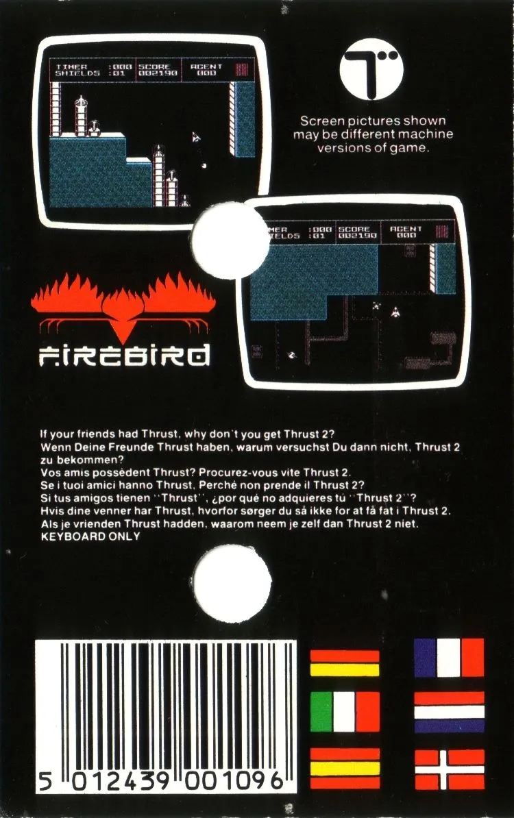 Thrust II box back