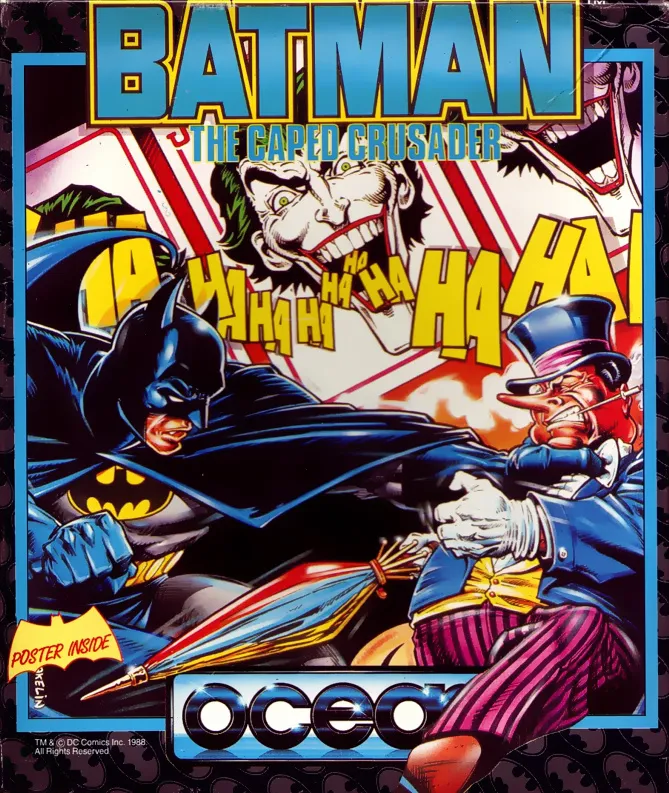 Batman: The Caped Crusader cover art for Sinclair ZX Spectrum