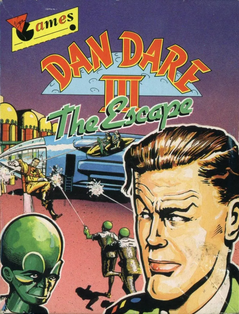 Dan Dare III: The Escape box art