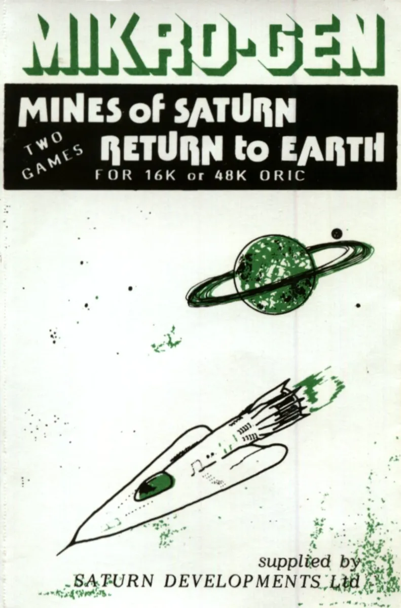 Mines of Saturn box art