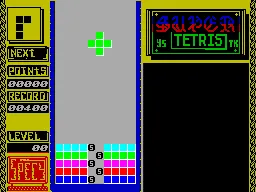 Backdrop artwork for super tetris