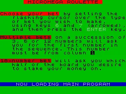 Roulette screenshot