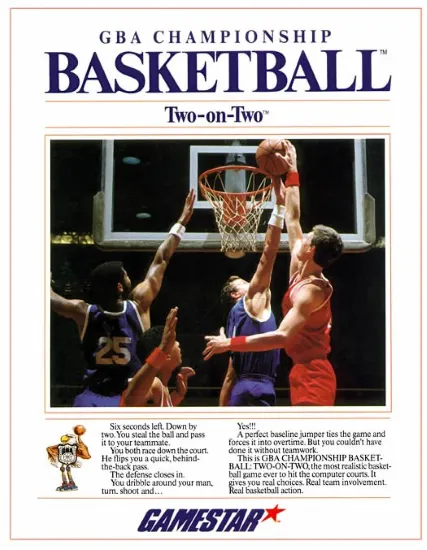 GBA Championship Basketball Two-on-Two box art