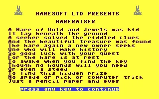 Backdrop artwork for Hareraiser