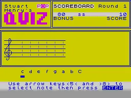 Backdrop artwork for Stuart Henry's Pop Quiz