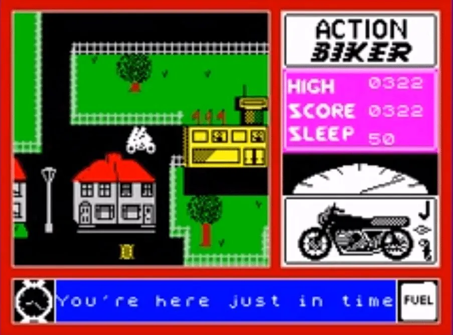 Backdrop artwork for Action Biker