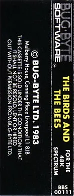 The Birds and the Bees box back