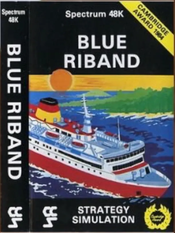 blue riband box art