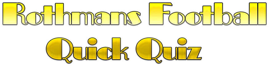 Rothmans Football Quick Quiz logo