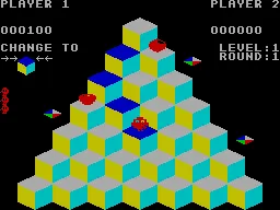 Backdrop artwork for Q-bert