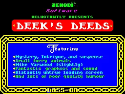 Deek's Deeds screenshot