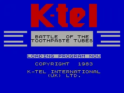 Battle of the Toothpaste Tubes screenshot