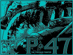 P-47 Thunderbolt title screen