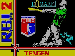 R.B.I. Baseball Two title screen