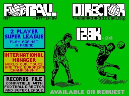 Football Director: 2 Player Super League title screen