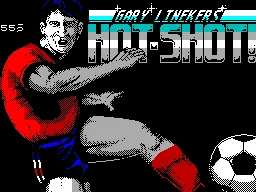 Gary Lineker's Hot-Shot! title screen