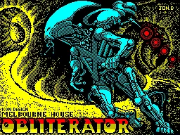 Obliterator title screen