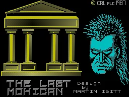 The Last Mohican title screen