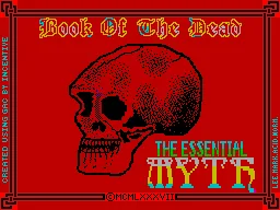 Book of the Dead title screen