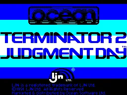 Terminator 2 - Judgment Day title screen