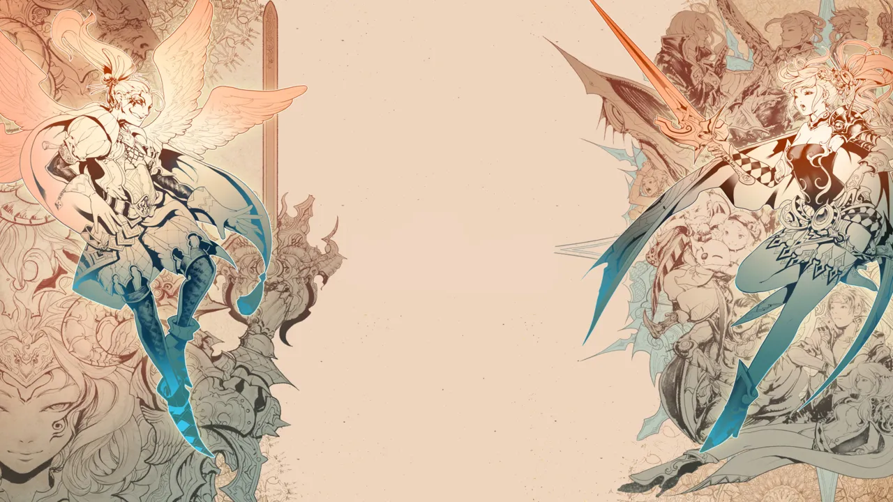 Backdrop artwork for Final Fantasy III