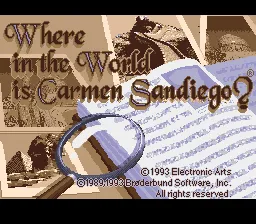 Where in the World Is Carmen Sandiego? screenshot