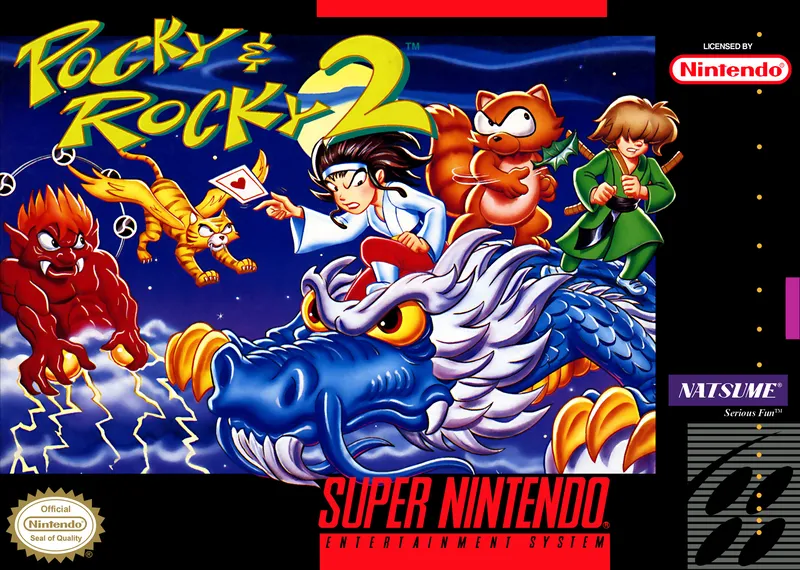 Pocky & Rocky 2 box art
