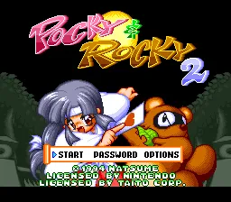 Pocky & Rocky 2 screenshot