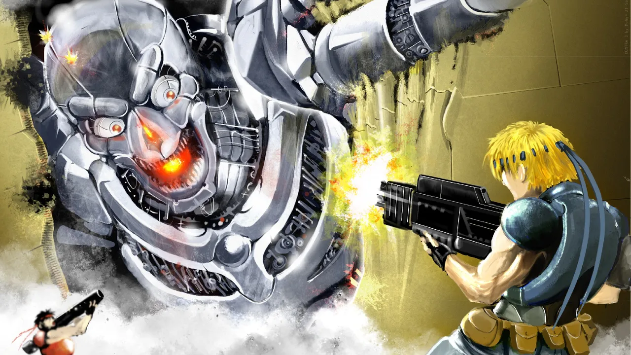 Backdrop artwork for Contra III: The Alien Wars