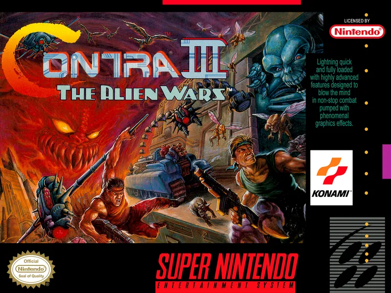 Contra III: The Alien Wars box art