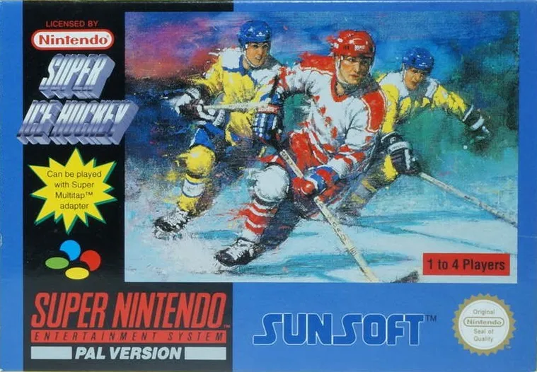 Super Ice Hockey box art