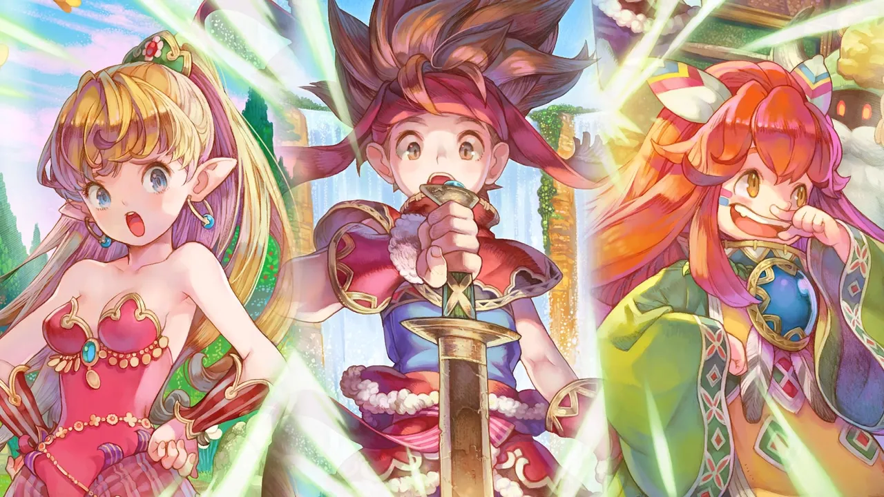 Backdrop artwork for Secret of Mana