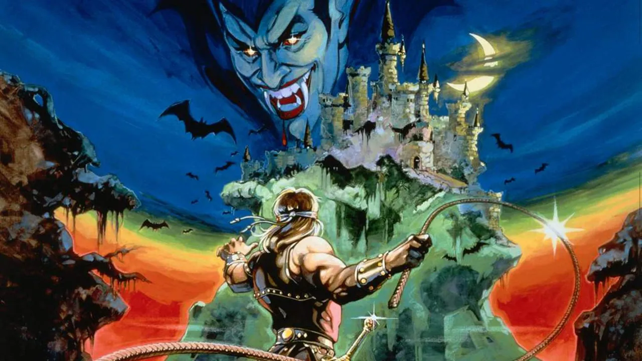 Backdrop artwork for Super Castlevania IV