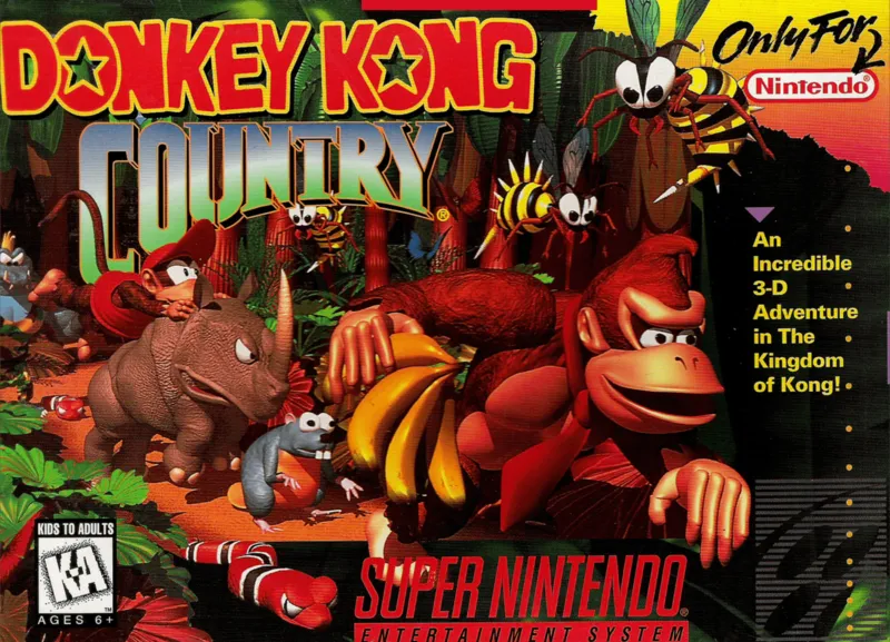 Donkey Kong Country box art