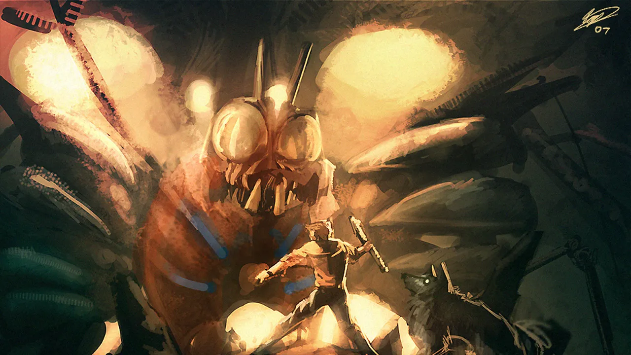 Backdrop artwork for Secret of Evermore