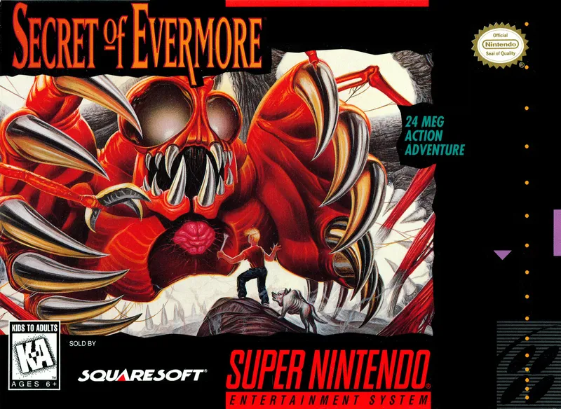 Secret of Evermore box art
